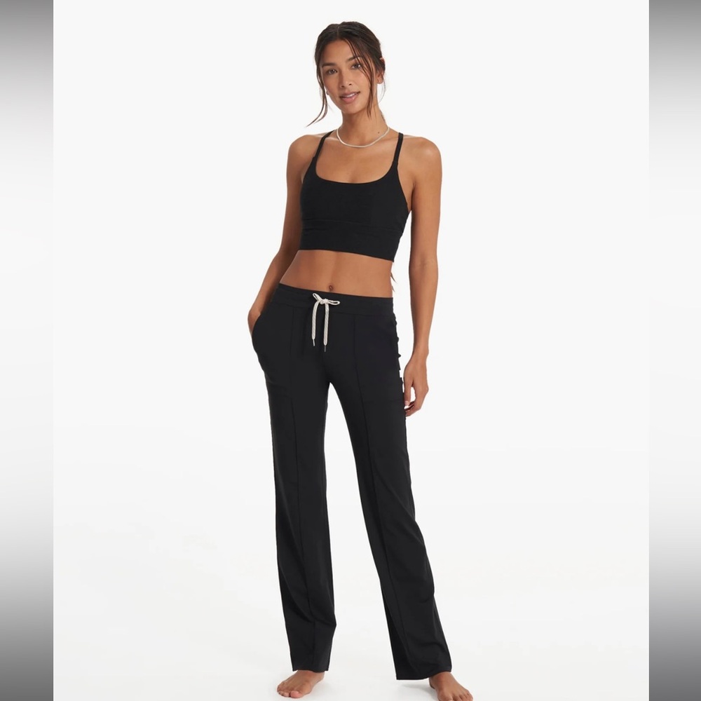 Vuori Black Wide Leg Pants